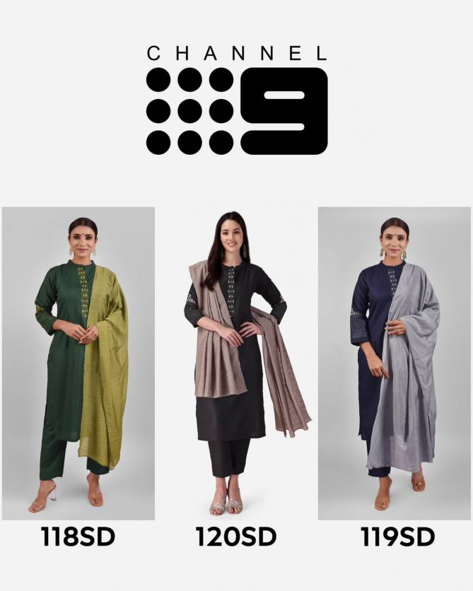 Series 118SD To 120SD By Channel 9 Readymade Salwar Suits Catalog
